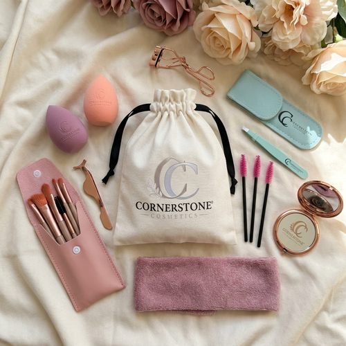 Cornerstone Cosmetics Essential Beauty Bundle — makeup gift set for women